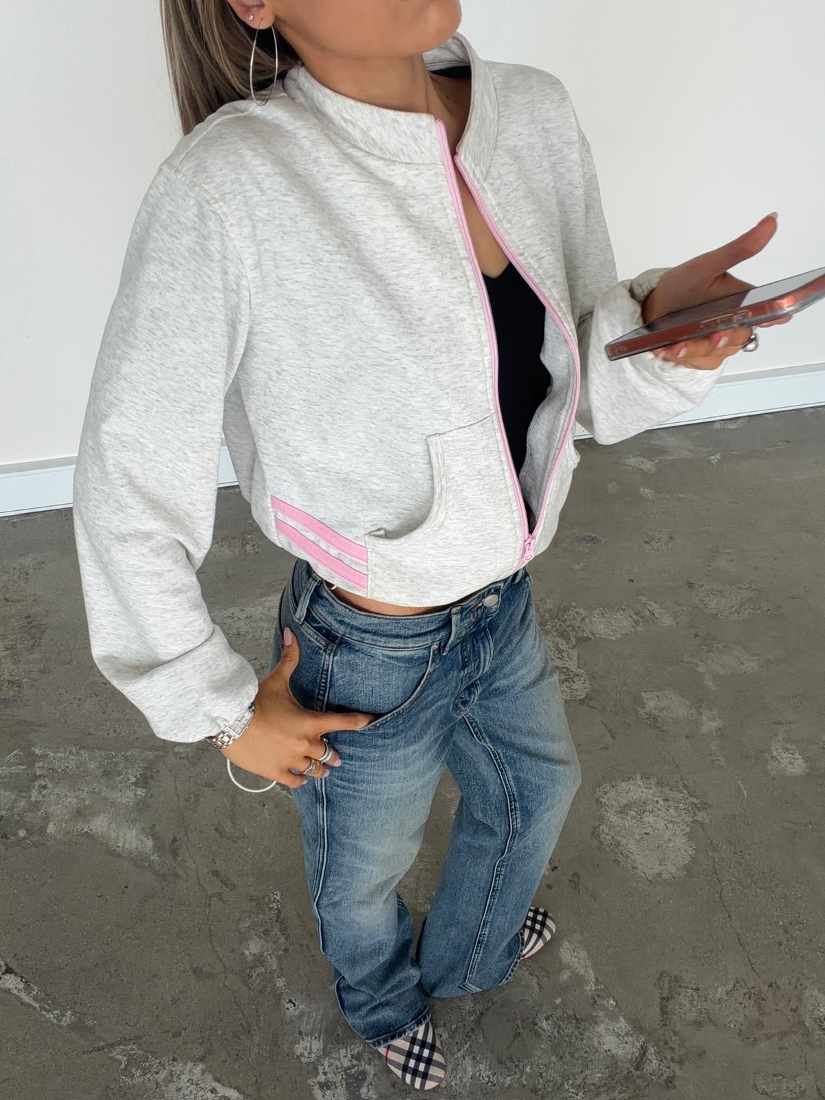 Grey Zip-Jacket