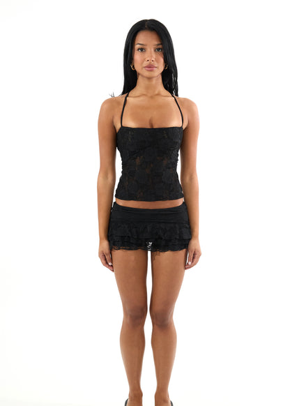 Black Lace Top