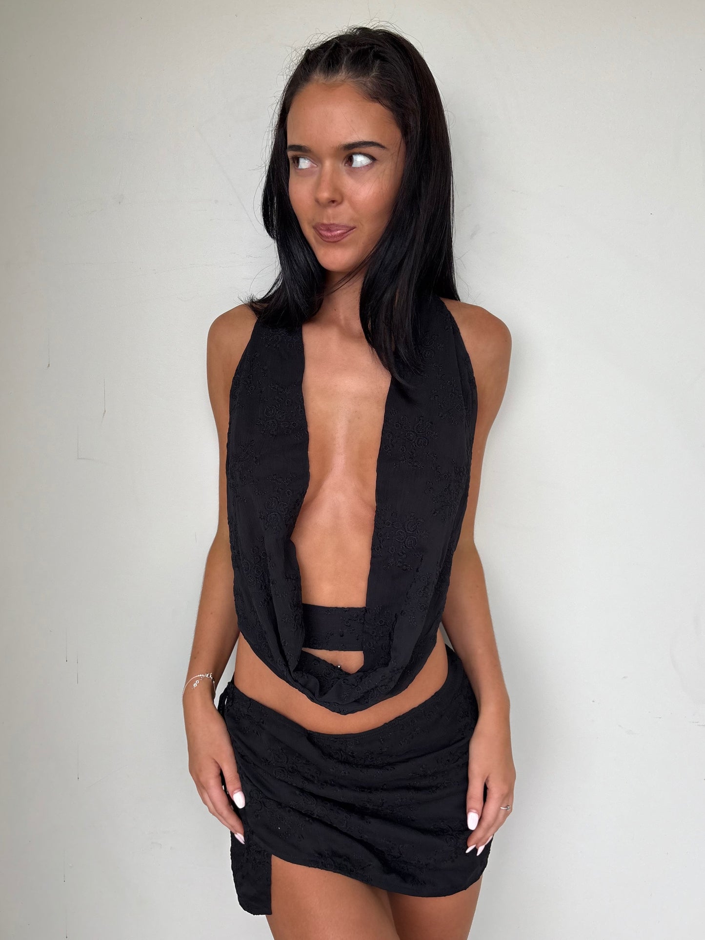 Black Tie Skirt