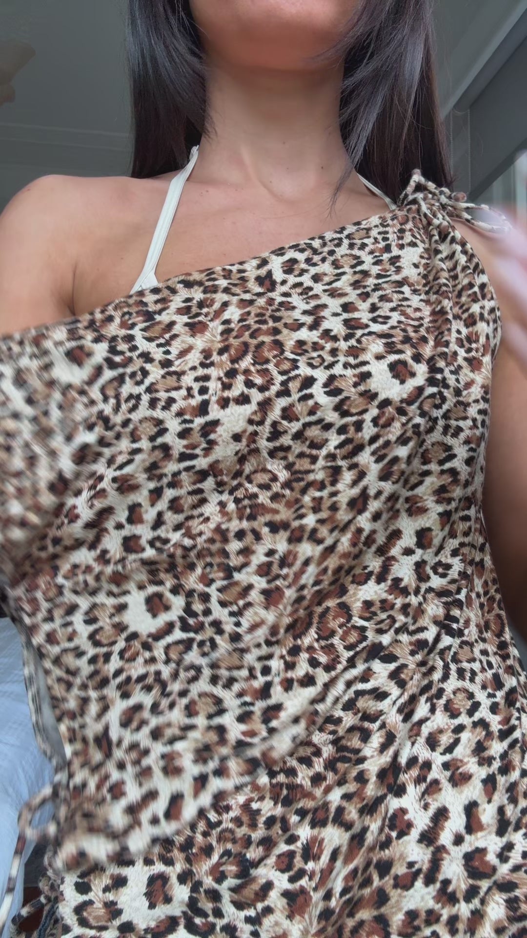Off shoulder top leopard – YasminTheLabel